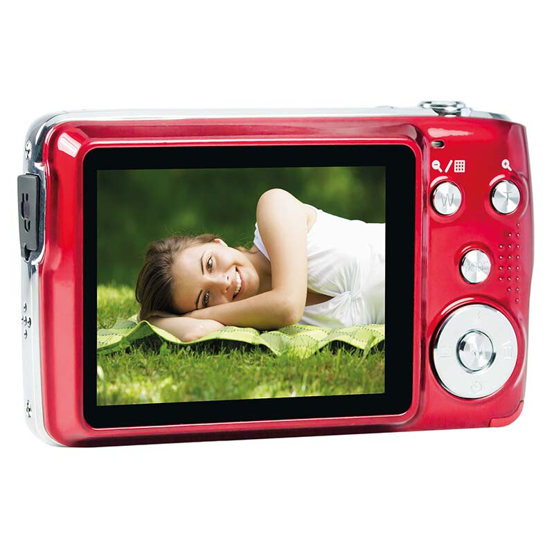 Agfa DC8200 Digital Camera +case+SDcard16GB , red